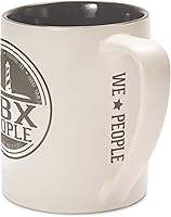 Vista 2 de Pavilion - OBX People - Taza de café gris y crema de 18 onzas
