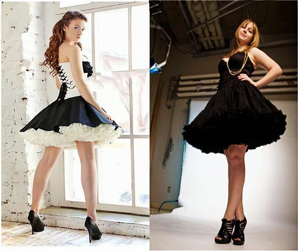 FOLOBE Women's Tulle Petticoat Soft Puffy Tutu Skirts Costume Ballet Dance Pettiskirts Multi-Layer - Image 7