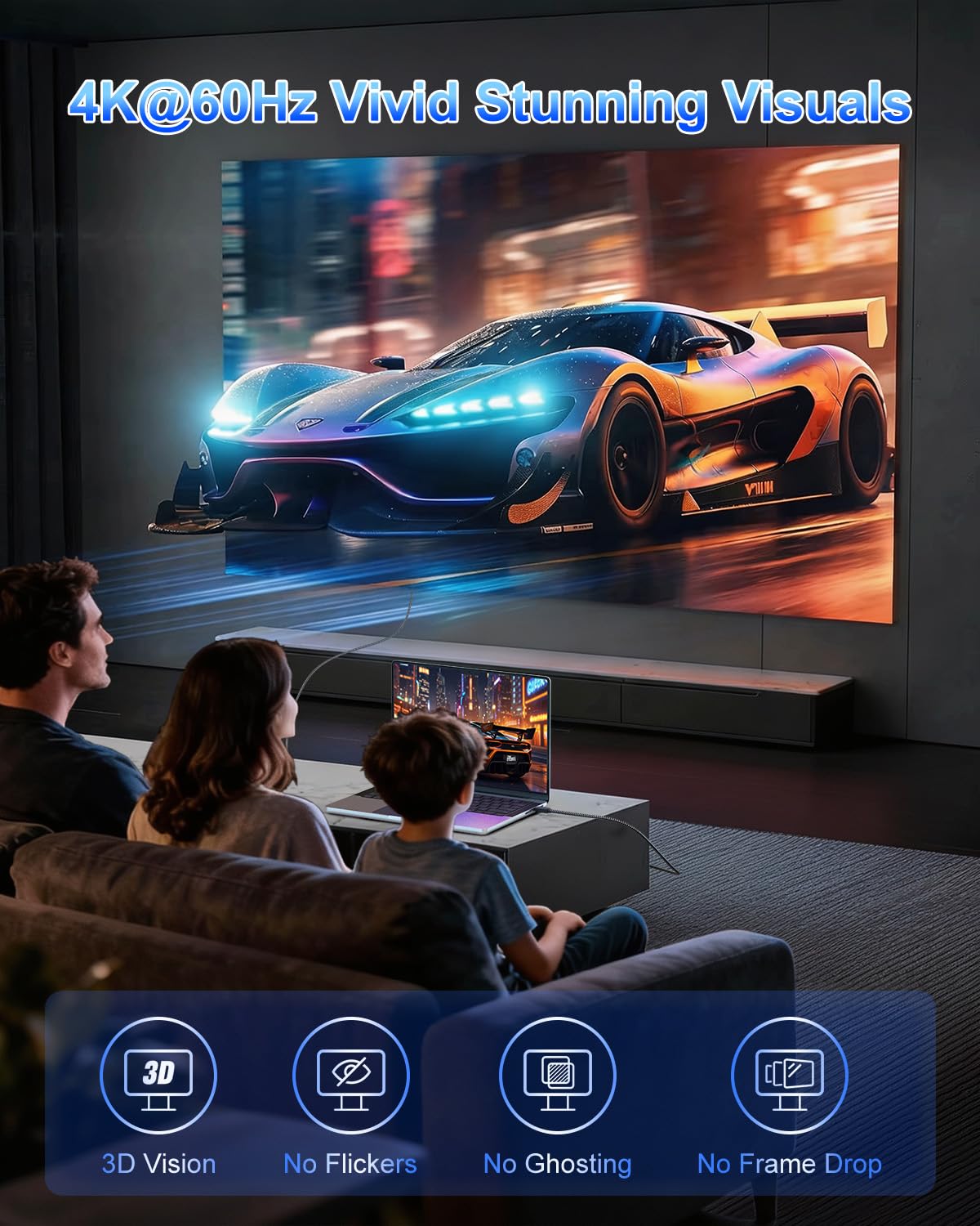 Cavo da USB C a USB C, 9 m, ricarica rapida 240 W, dati 20 Gbps, video 4K