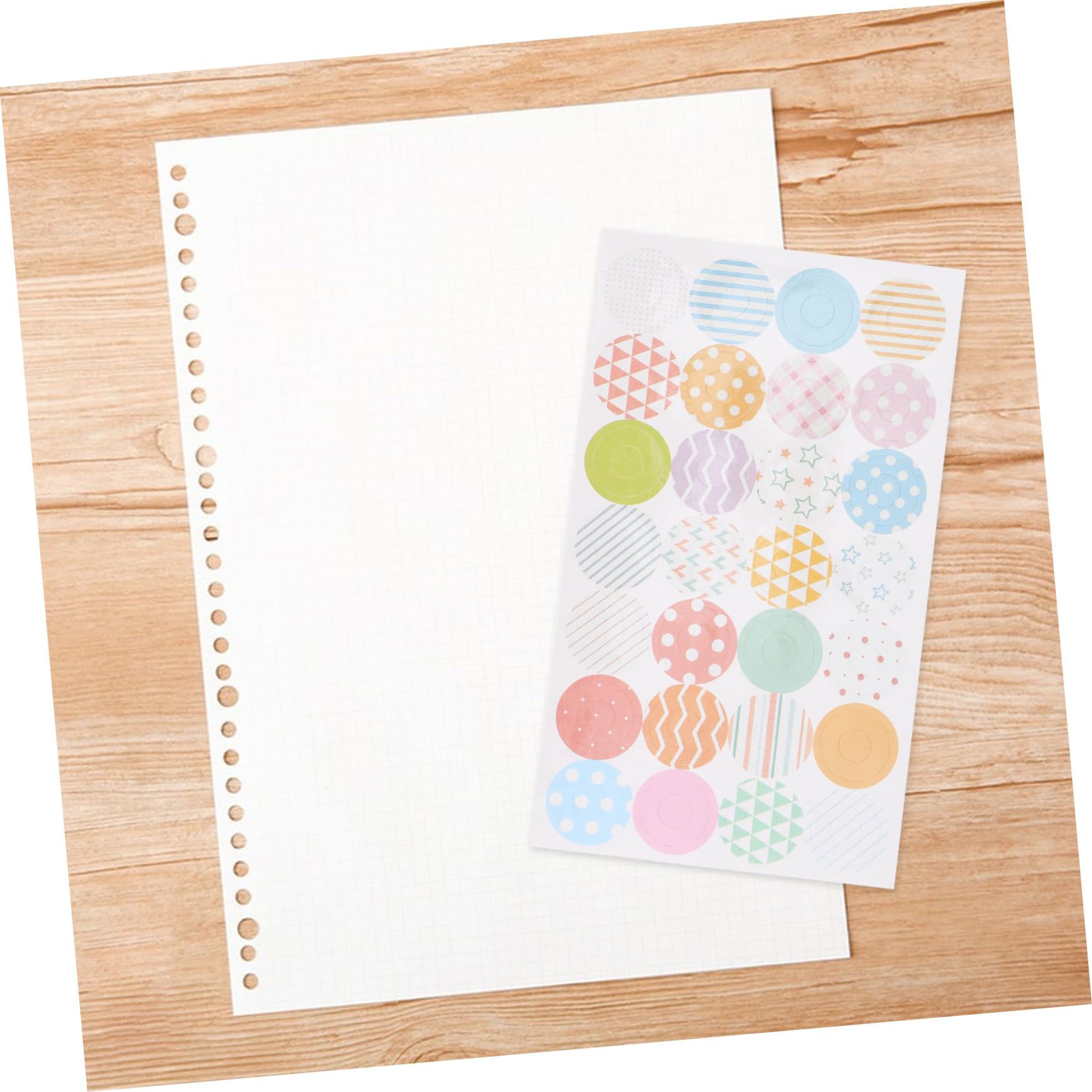 Amazon | Parliky ルーズリーフ紙穴補強ステッカー20シート サイズ強化