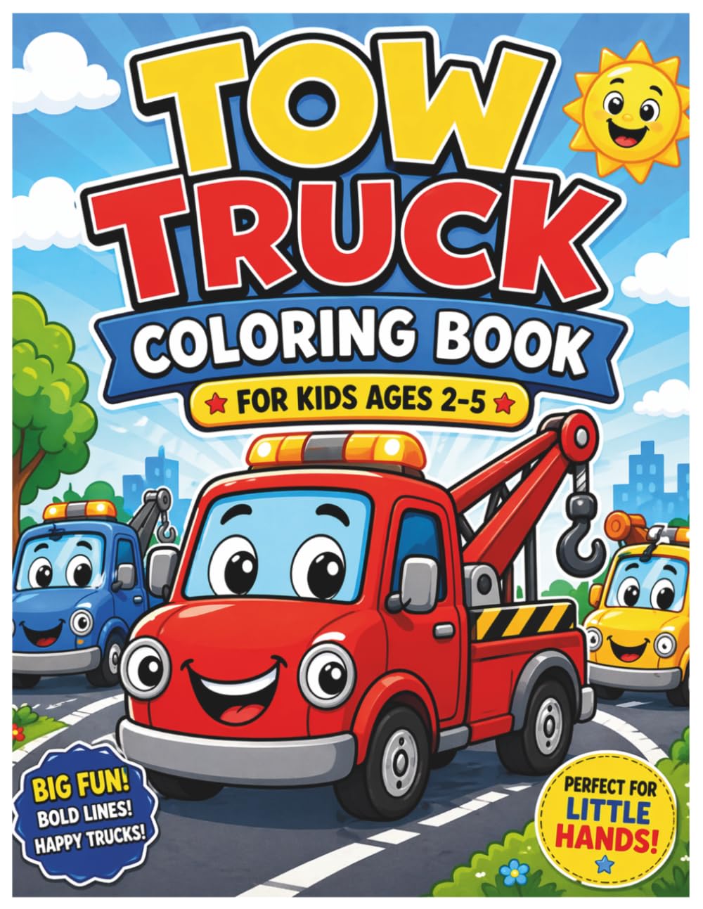 TOW TRUCKS Coloring Book