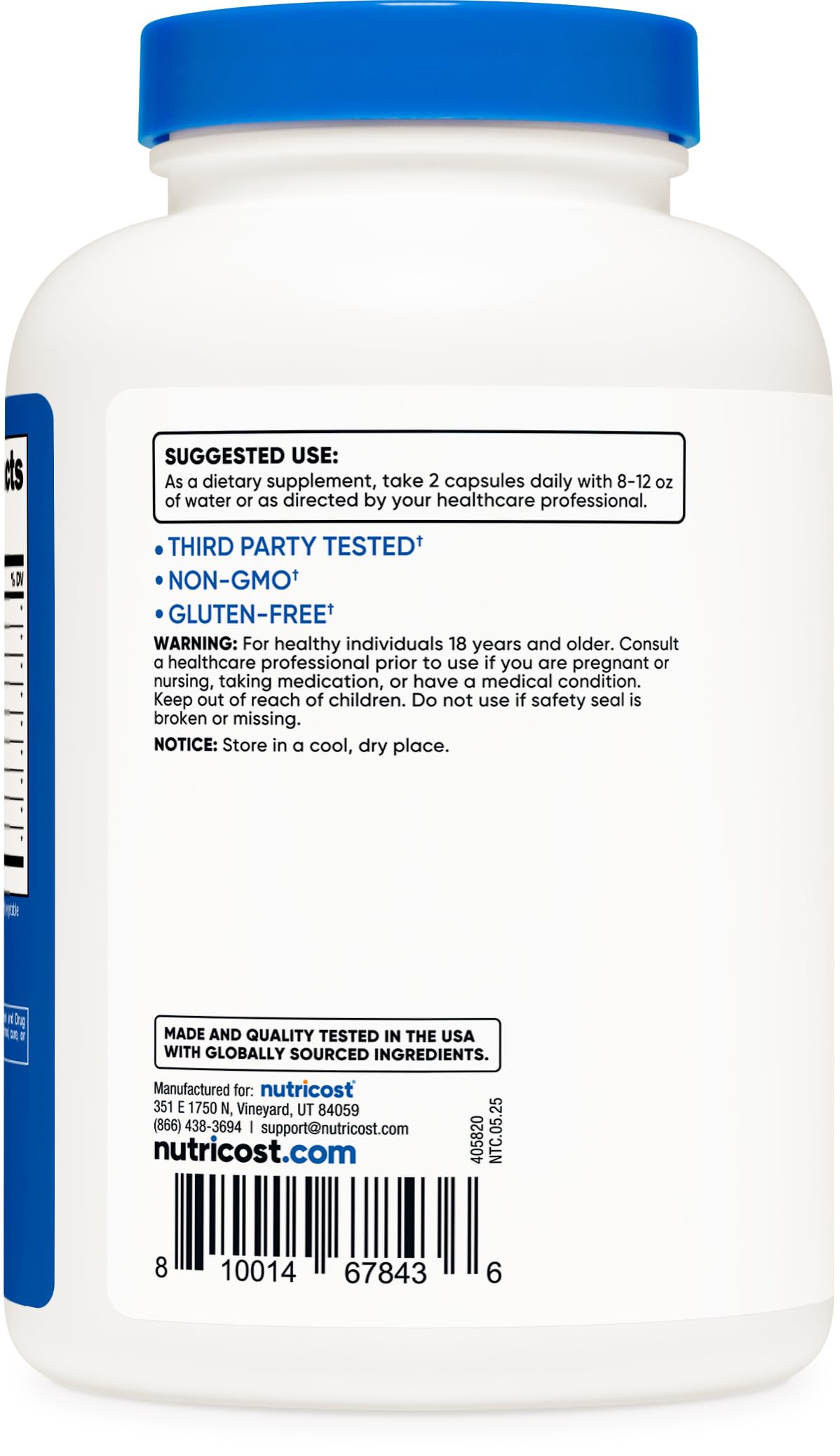 Nutricost EAA Capsules 1200mg, 240 Capsules, Essential Amino Acids — Amazon image 4