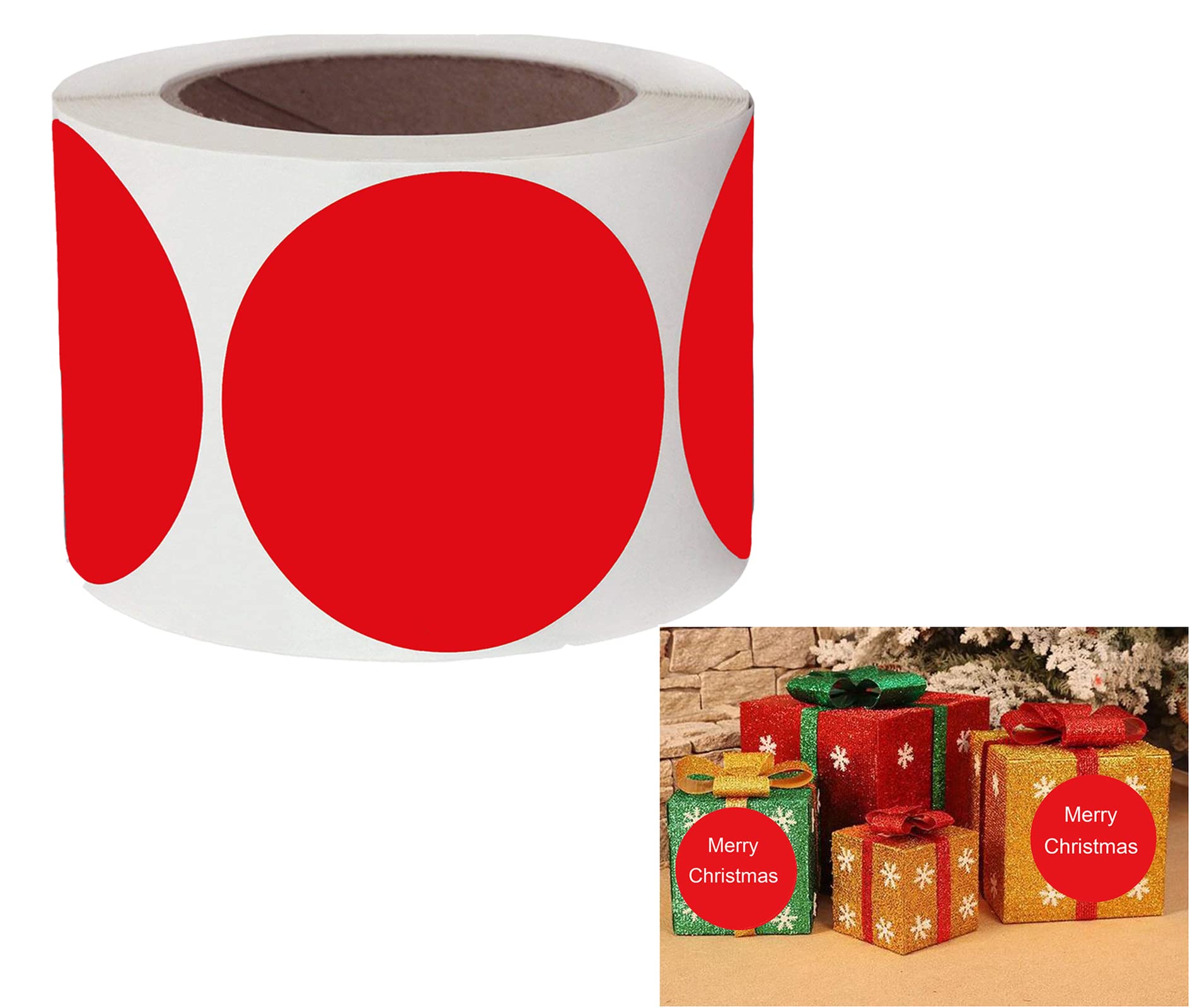 Buy Pop Resin 3" Round Red Color Coding Dot Labels Target Repair