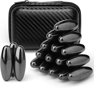 Amarlozn Rattle Fidget Magnets Snake Eggs for Adults, Magnetic Oval Toy for Men, Compatible with Ferrite Putty Office Desk Decor, 18PCS Gift for Teachers, Researchers
