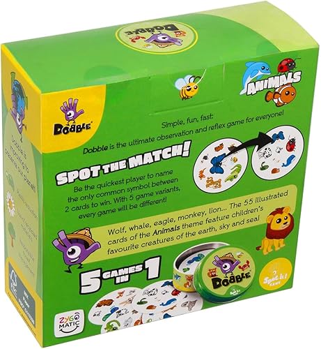 Miniatura 2 de Asmodee Ediciones ASMDOAN01EN Dobble Animals