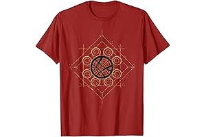 Doctor Strange: Eye of Agamotto Embroidered Graphic Short Sleeve T-Shirt