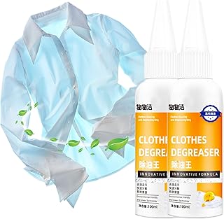 Active Enzymes for Clothes Cleaning, Active Enzyme Stain Remover, Active Enzyme Laundry Stain Remover, Stubborn Stains Cleaner, Oil and Grease Stain Remover for Clothes, 2023 New (2pc)