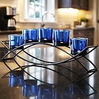 Vista 13 de Seraphic - Porta velas arqueado de hierro para centro de mesa