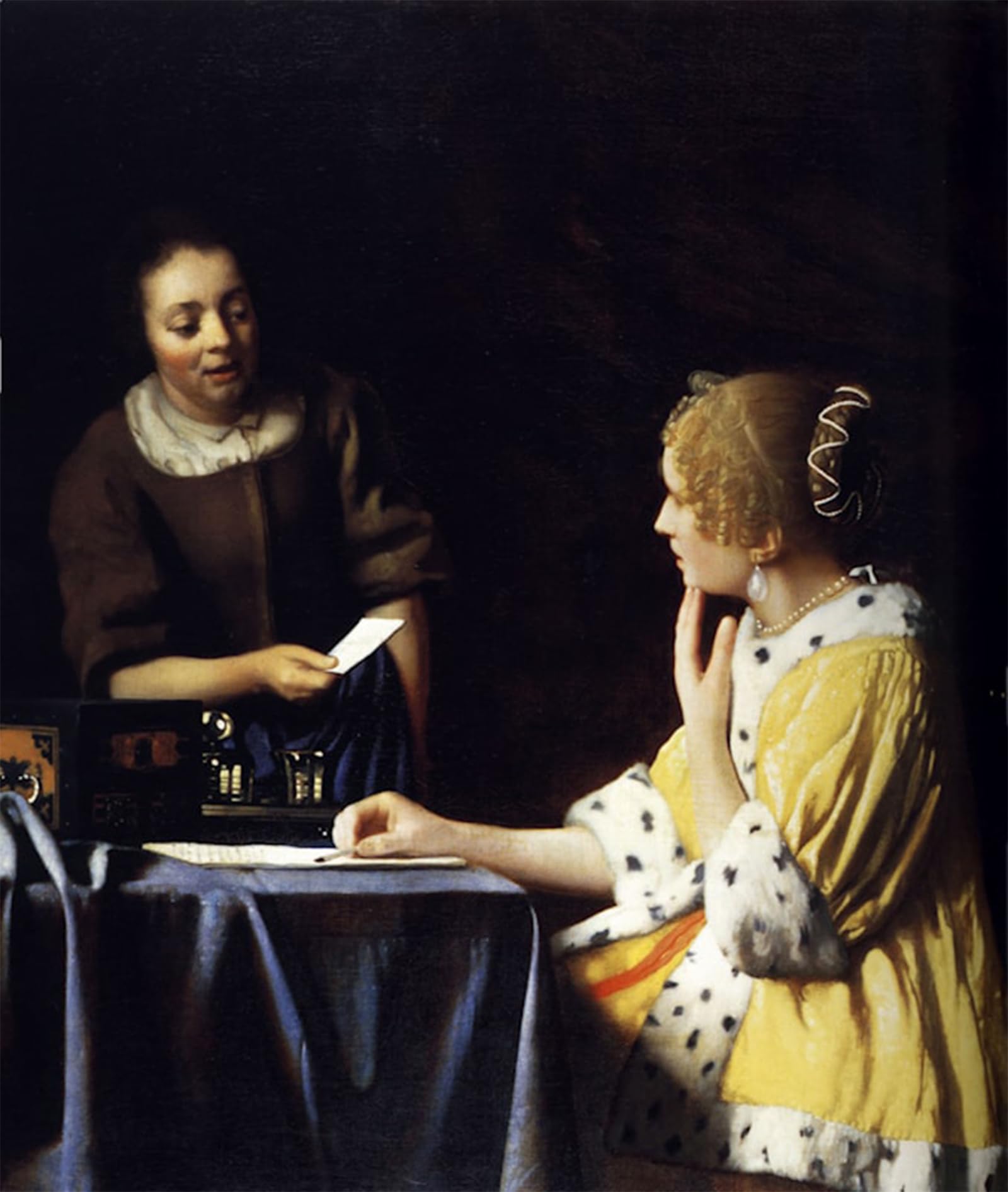 Tableaux Vermeer pour habiller un grand mur vide de chambre à coucher - 5