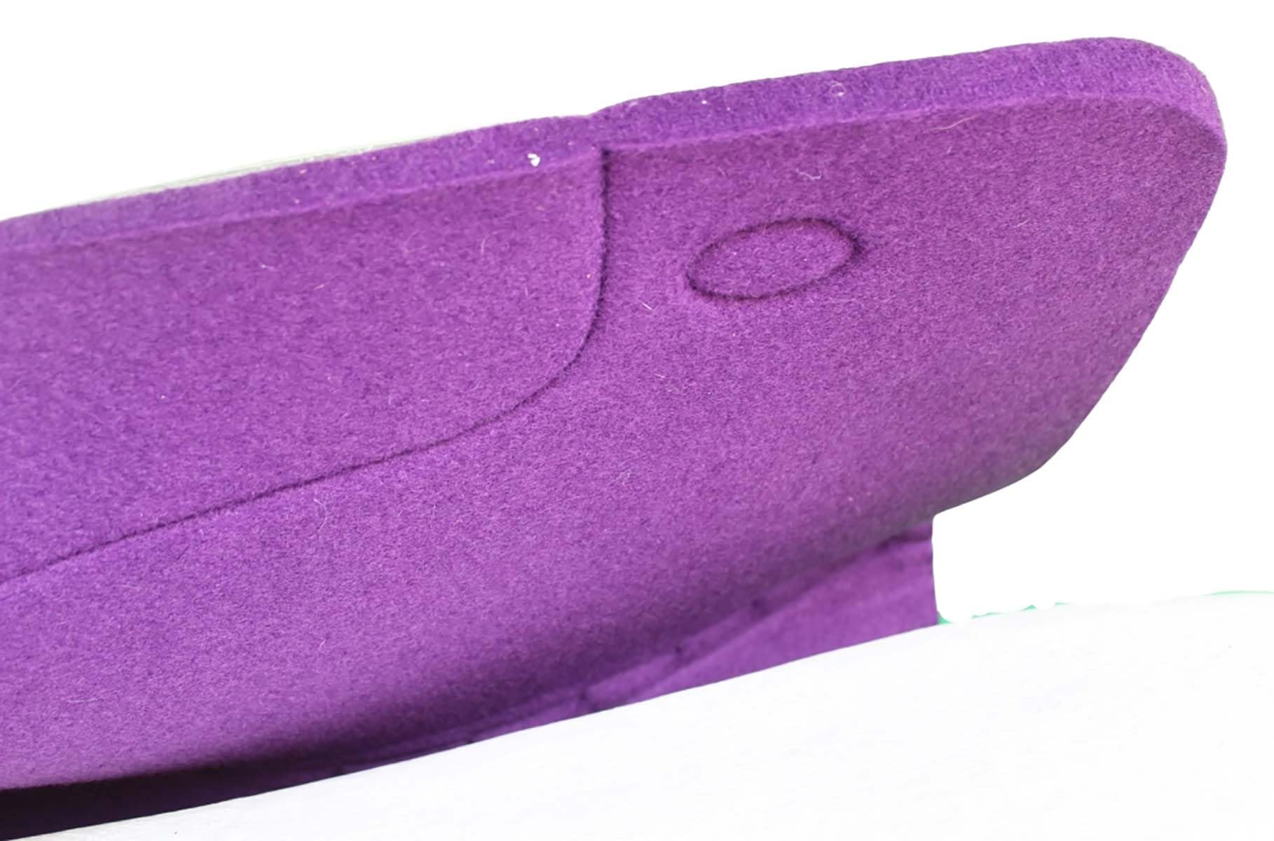 CHALLENGER Horse 39232PR - Sottosella terapeutica in feltro di lana, 81 x 76 cm, colore: Viola