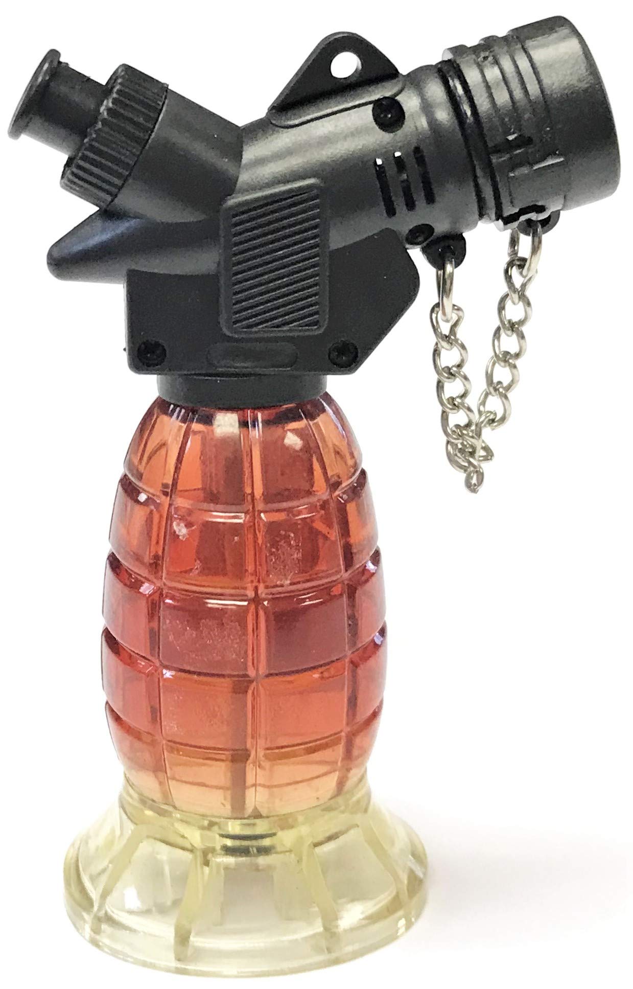 Amazon.com: HHB Eclipse Novelty Collectible Grenade Design Single Jet Flame  Torch Refillable Lighter, 2ct, Assorted Colors, 1832-2 : Health & Household
