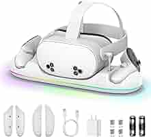 Amazon.com: Magnetic Charging Dock for Meta Quest 3S/3/2-20W