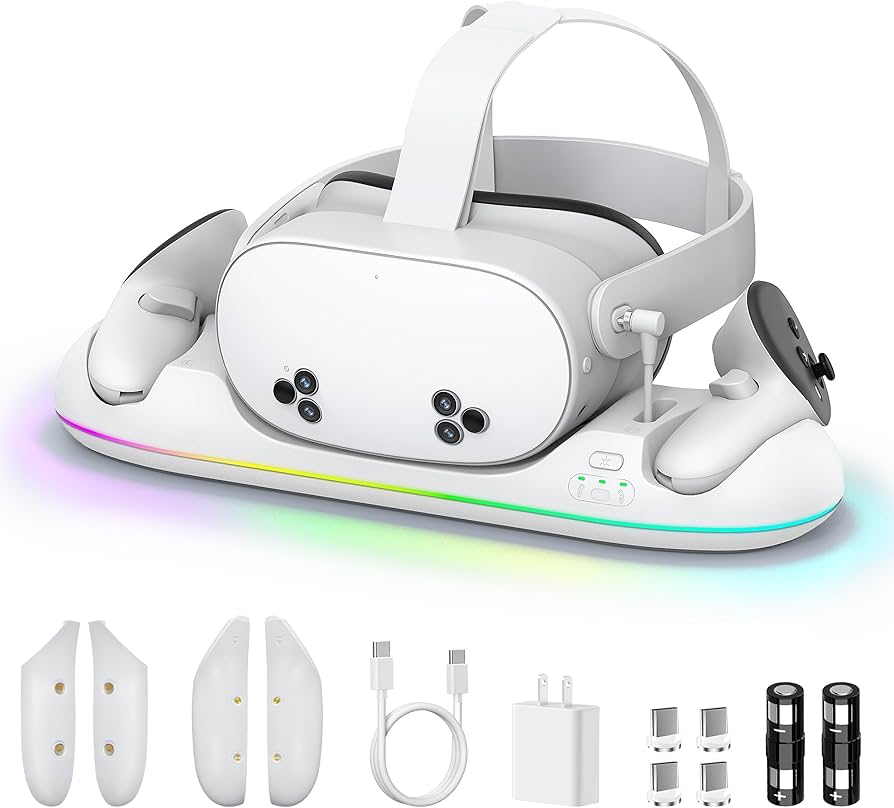 Amazon.com: Magnetic Charging Dock for Meta Quest 3S/3/2-20W PD