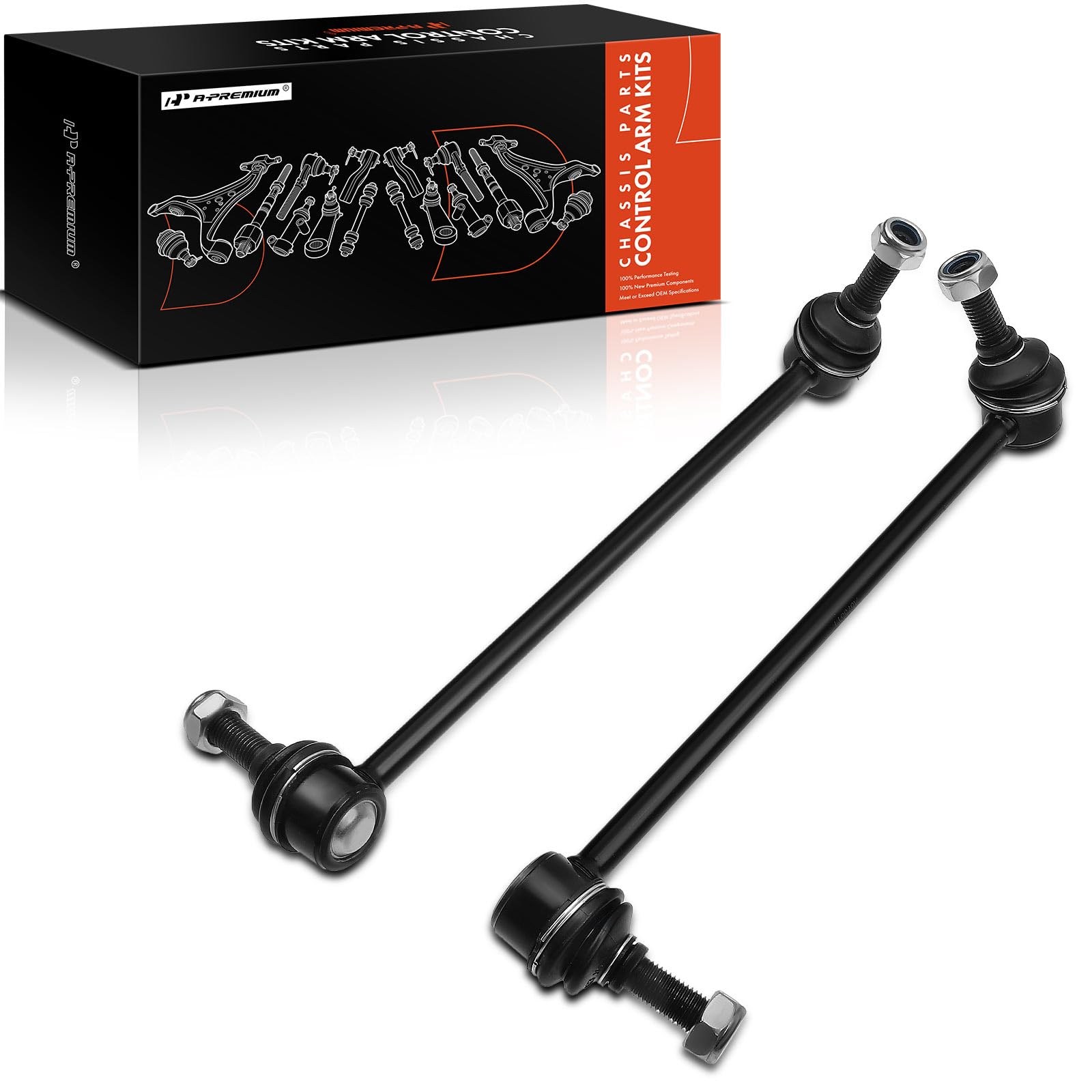Kit De 8 Barras Oscilantes Y Tirantes Delanteros Para Ford Taurus Mercury Sable 1996-2007 | Detroit Axle 80062-8D