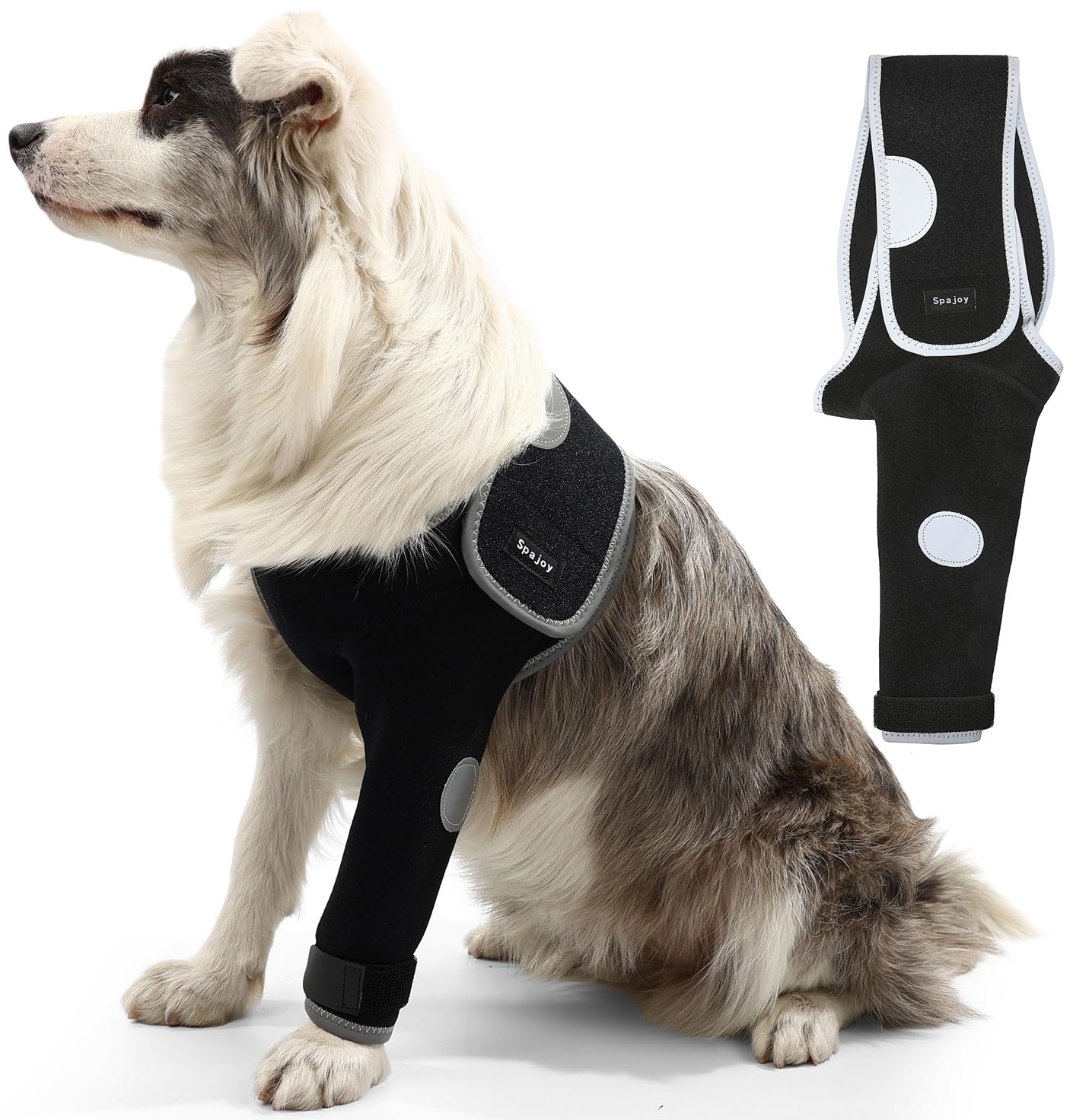 Dog Recovery Suit, Medical Cone Alternative, Abrasion Resistant Dog Recovery Sleeve, Washable 3mm Thick and Waterproof, Pet Wounds Prevent Licking, Bite, Being Wet, and Keep Dry