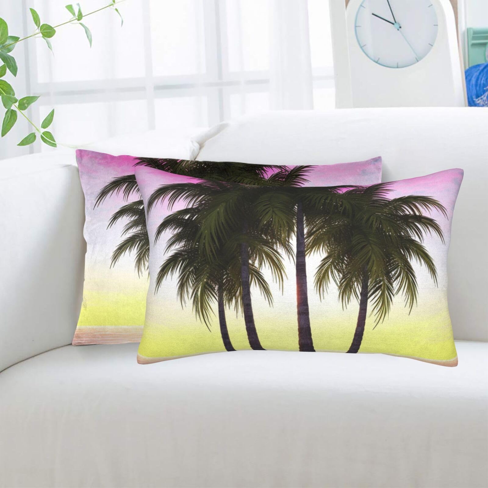 Housse de coussin haut de gamme 50x75 cm avec zip invisible et confort