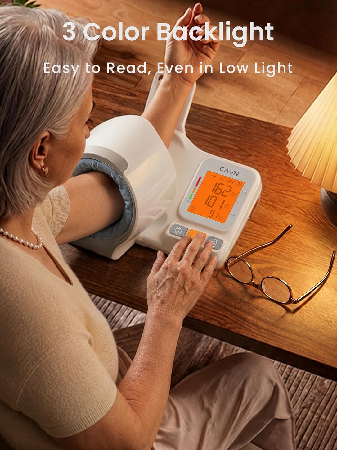 CAVN Blood Pressure Monitor - Easy One-Touch -5 CAVN Blood Pressure Monitor - Easy One-Touch -5