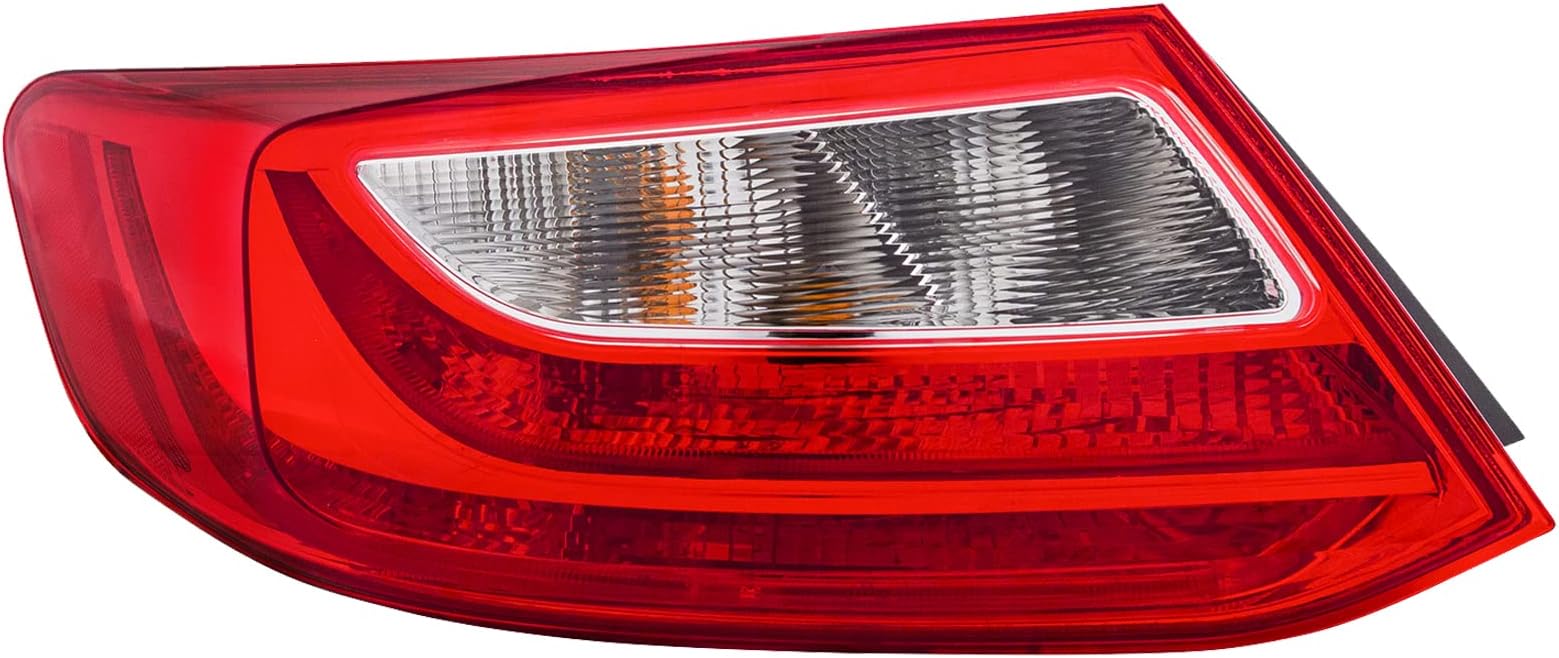 HEADLIGHTSDEPOT - Tail Light For 2013-2015 Honda Accord Coupe - Driver Left Lamp