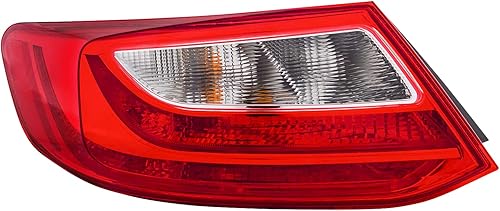 HEADLIGHTSDEPOT Luz trasera compatible con Honda Accord 13-15 Coupe Driver Lámpara trasera izquierda