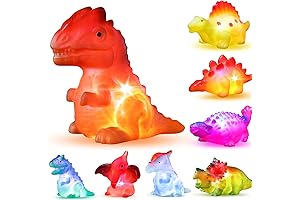 8 Pack Light-Up Bath Dinosaur Toys: A Magical Underwater Journey