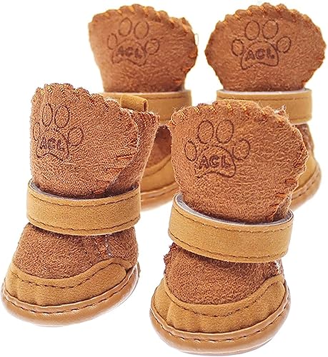 Botines de nieve para cachorros para perros pequeños, botines Chihuahua para invierno, botines para gatos pequeños, zapatos para gatos para clima