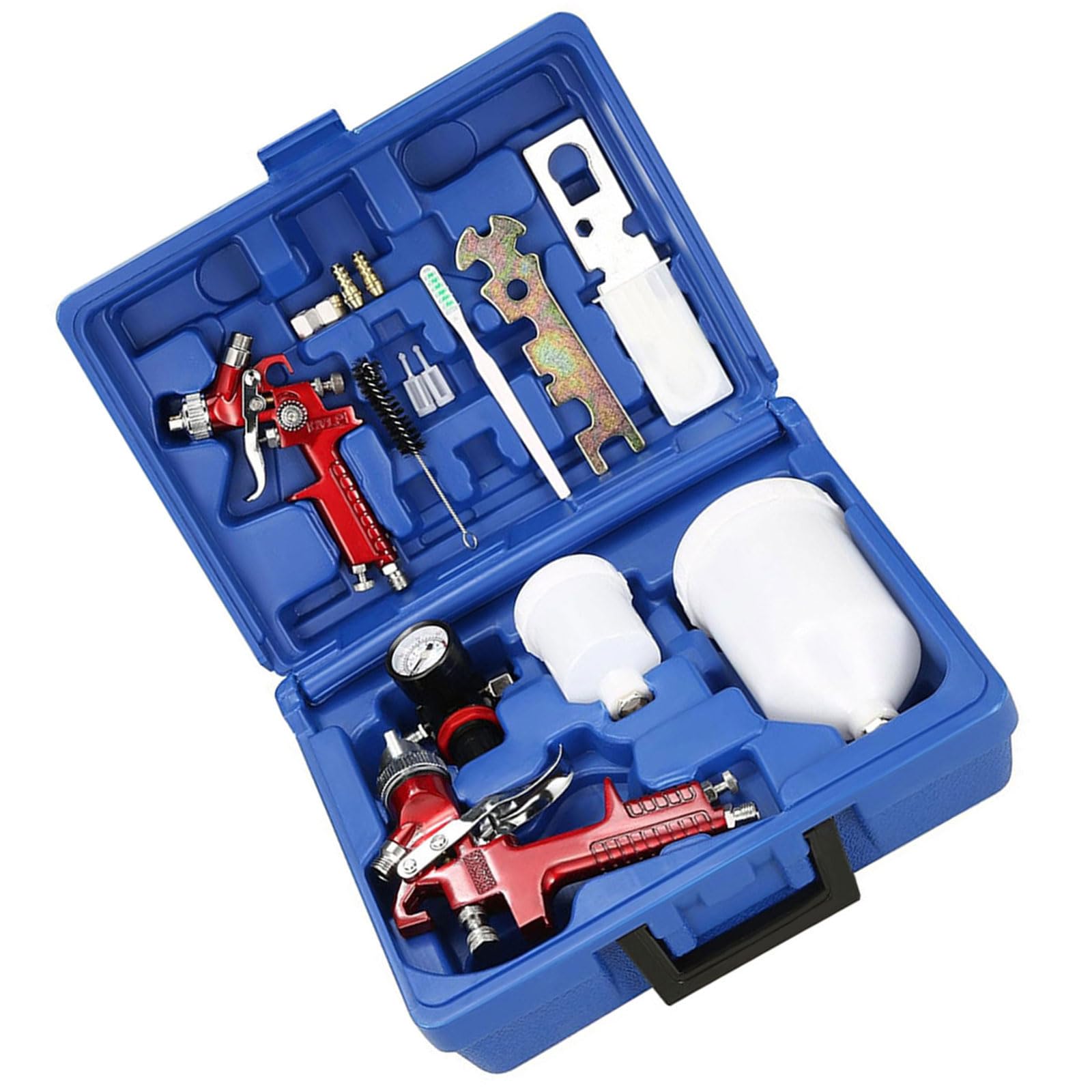 Pxzh Red Expert 1.4Mm 0.8Mm Feed Applicator Collection Featuring Case Ideal For Fine Paint Projects Aluminum Sprinkle