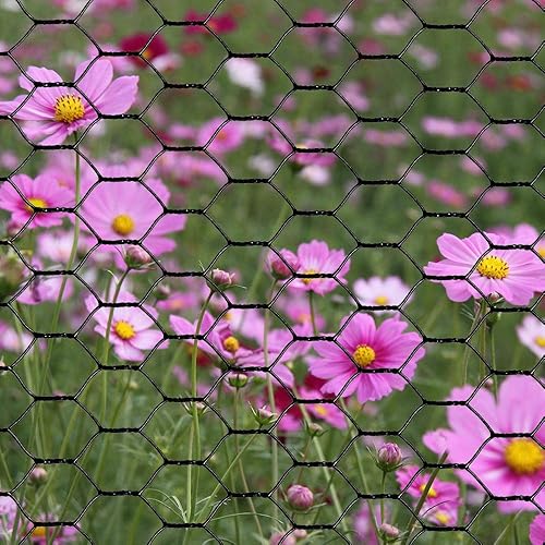 Miniatura 5 de MTBMalla hexagonal de PVC para aves de corral, malla de 1 pulgada de abertura de calibre 20 - de 1218243648 pulgadas de ancho por 2550150 pies de