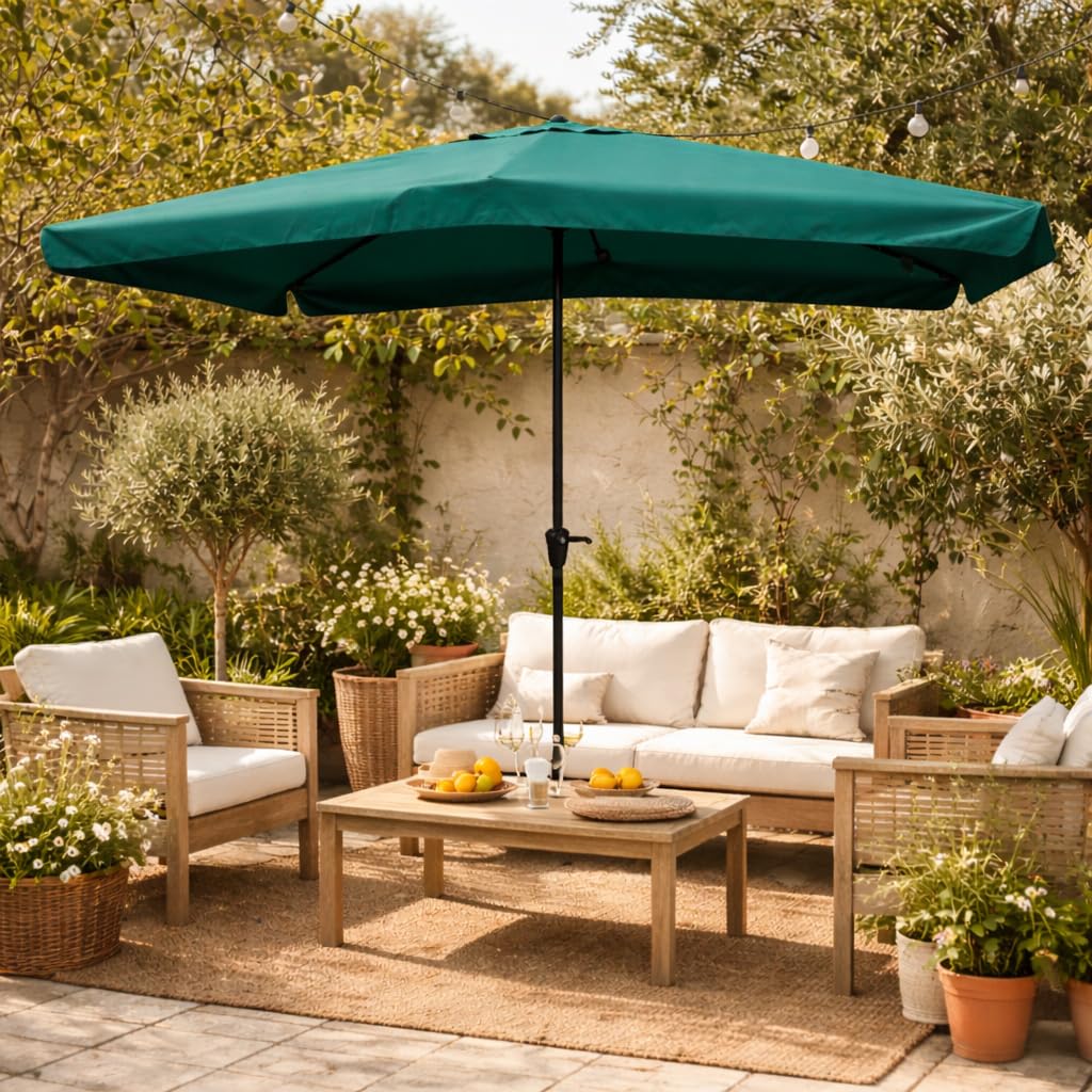 MAURY'S OMBRELLONE DA GIARDINO RETTANGOLARE 2 X 3 MT