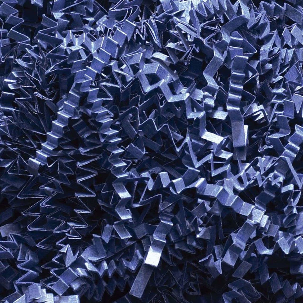 Box.it.pack.it Shredded Crinkle ZigZag Kraft Paper, Navy Blue, 1kg