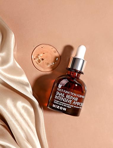 Miniatura 6 de MIZON Ampolla intensiva caracol + ácido hialurónico 100 coreano cuidado de la piel, cuidado de las arrugas, refuerzo de la humedad de la piel