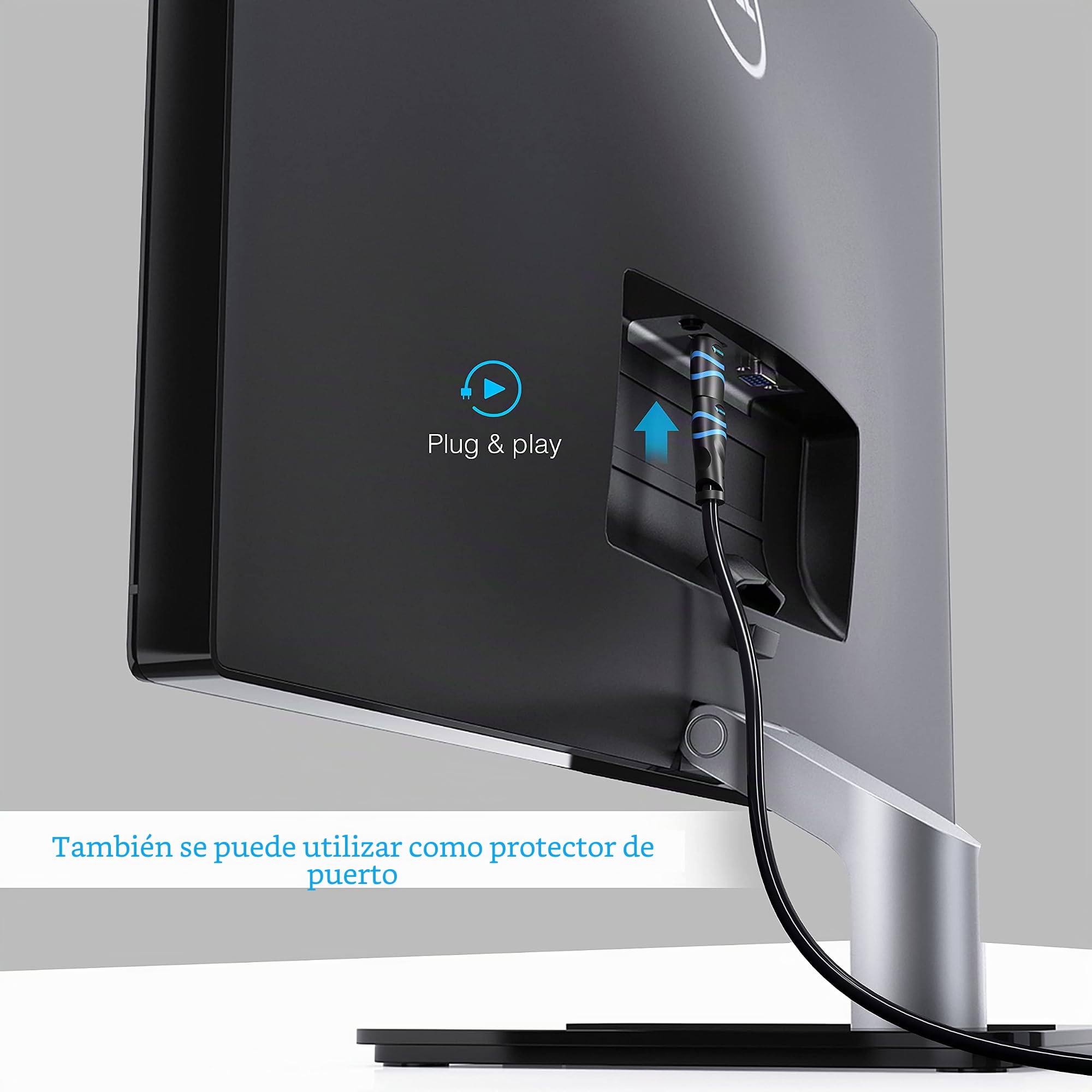 BlueRigger Adaptador 4K HDMI CEC Menos (UHD, ARC, 1080p, Ethernet) - Bloqueador HDMI CEC Macho a Hembra, Compatible con HDTV, TV Stick, Chromecast, Nintendo Switch, Xbox, PS3, Laptop, PC, Consola de