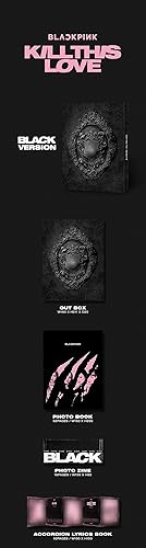 Miniatura 2 de Blackpink 2º mini álbum [Kill This Love] [Random Ver.] - Paquete de CD, fotolibros, tarjeta de fotos, póster plegado con beneficio de pedido previo,