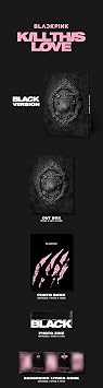 Blackpink 2nd Mini Album [Kill This Love] [Black Ver. + Pink Ver. Set] - Pack of 2CD, 2Photobook, Photocards, 2Folded Poster with Pre Order Benefit, Extra Decorative Sticker Set, Photocard Set