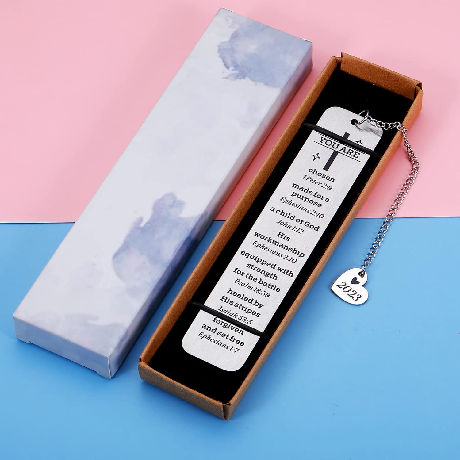 Set De 8 Marcapáginas "Promesas De Dios", Regalos Cristianos Para