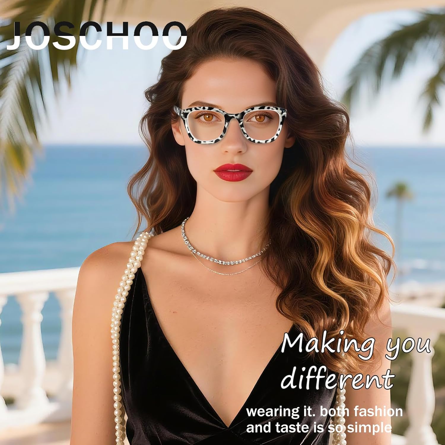 JOSCHOO Reading Glasses Blue Light Blocking Readers Spring Hinge Glasses for Reading for Men and Women - Image 4