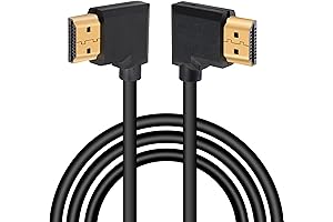 GELRHONR 4K HDMI Angle Cable, Left to Right