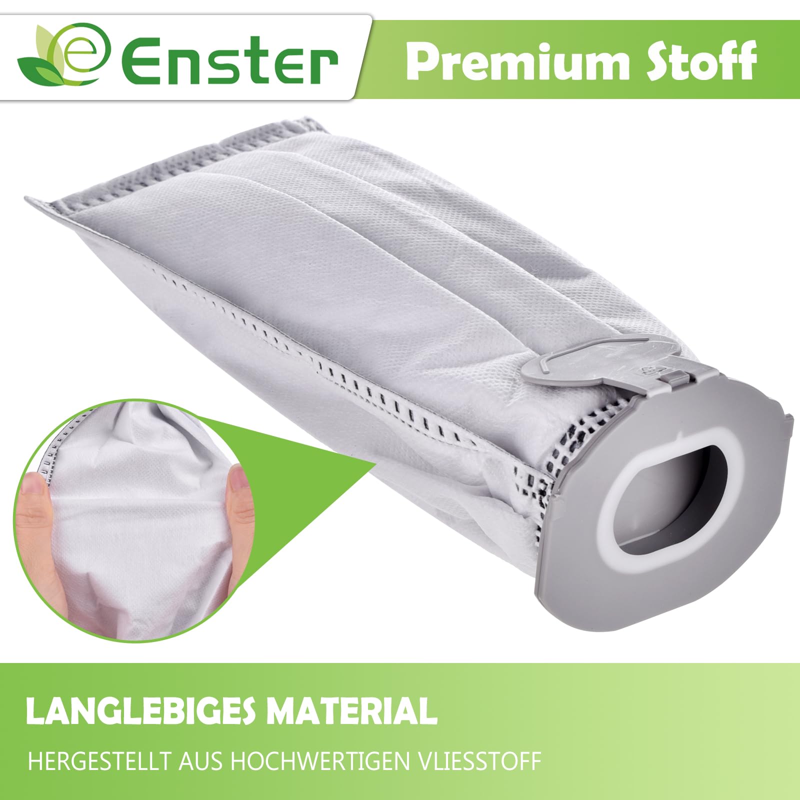 NAVPLUS Flterbeutel 12 2 Pack VK7 Staubsaugerbeutel Für Vorwerk Kobold Vk7 Fp7 Premium