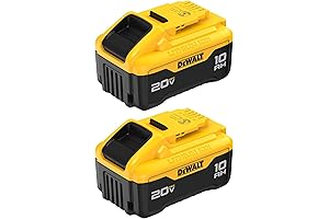 CRAFTSMAN 20V MAX 10 Ah Lithium Ion Battery 2-Pack (DCB210-2) for Dewalt Tools