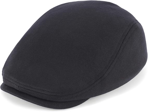 Men's Classic Newsboy Cap Cotton Flat Ivy Irish Cap Fitted Gatsby Driving Cabbie Hat Flat Winter Golf Hats