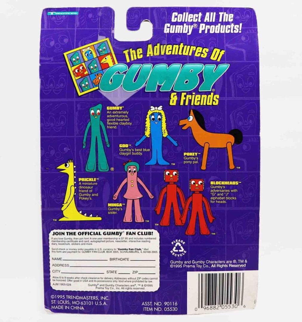 Gumby フィギュア ガンビー ベンダブルフィギュア﻿ GUMBY/ガンビーのベンダブルフィギュア＆コインバンク/貯金箱