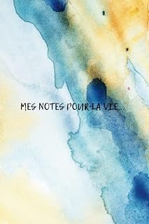 Mes notes pour la vie...: agenda en couleur non daté avec défi 30 jours pour développement personnel/routine à remplir/défi sportif/budget