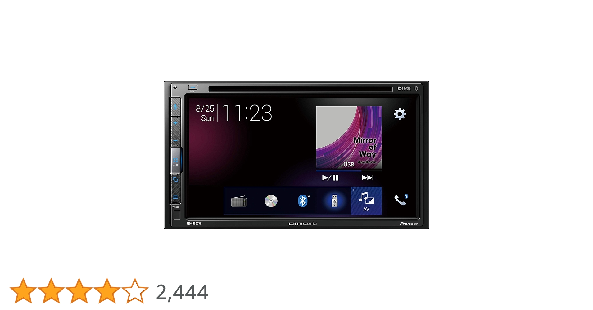 カーオーディオ pioneer Carrozzeria FH-6500DVD Amazon.co.jp: Pioneer ディスプレイオーディオ FH-6500DVD 6.8
