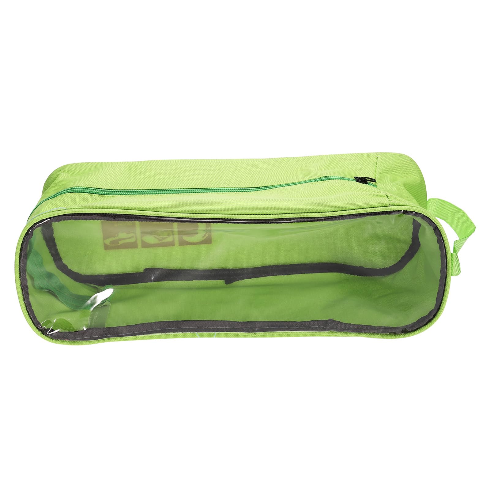 PATIKIL Golf-Schuhtasche, tragbare Sportschuh-Organizer-Tasche, atmungsaktiv, mit Reißverschluss, Schuhbeutel für Sport, Fitnessstudio, Reisen, grün