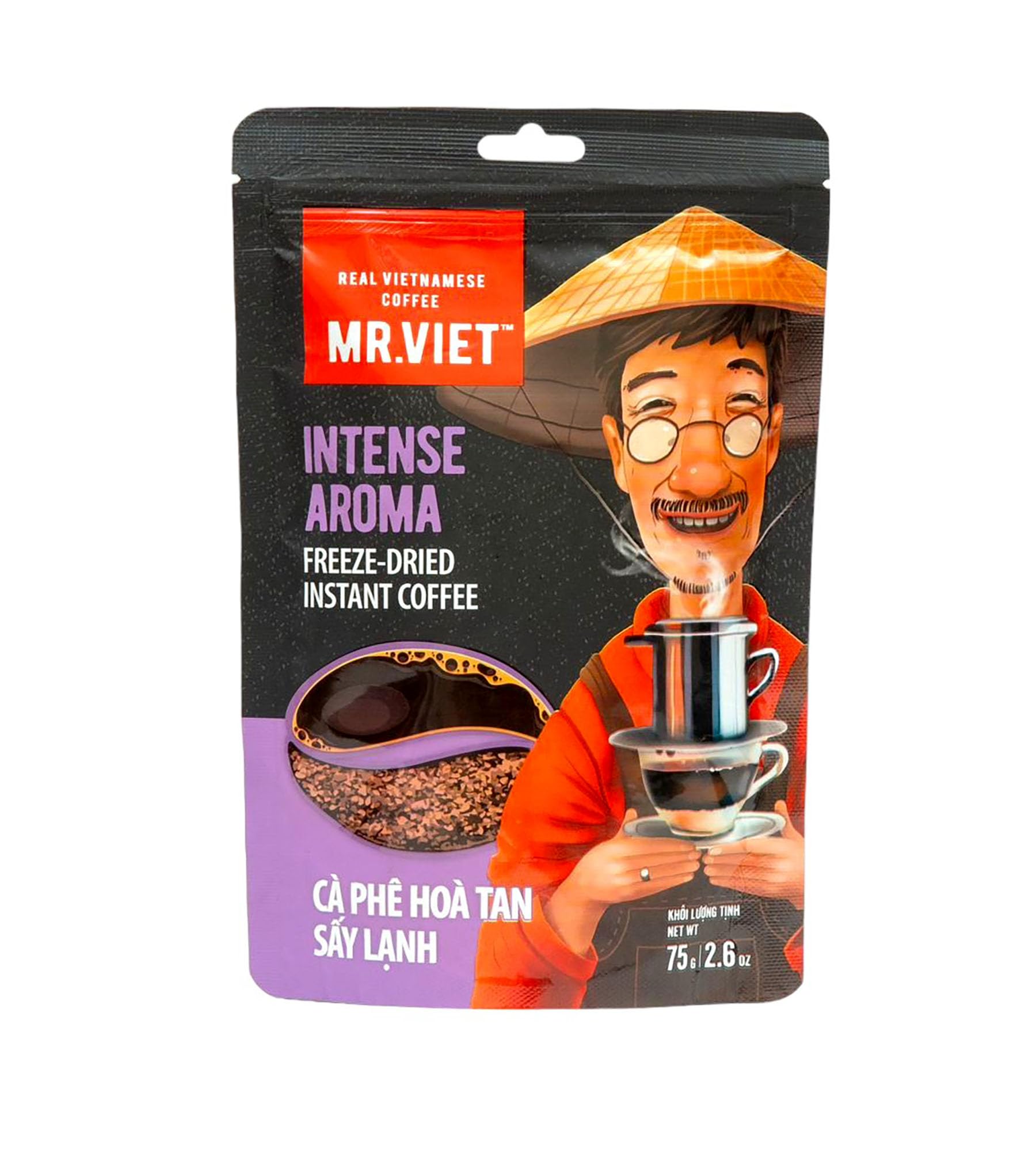 MR.VIET Instant Coffee Imported from Vietnam | Intense Aroma Freeze Dried 75 g Zip Lock Pack (B0DC6DNCCT) Amazon Price History, Amazon Price Tracker