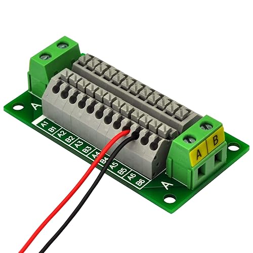 Miniatura 7 de Módulo de distribución de bloque de terminales de 16 amperios CACC, 2x12 posiciones