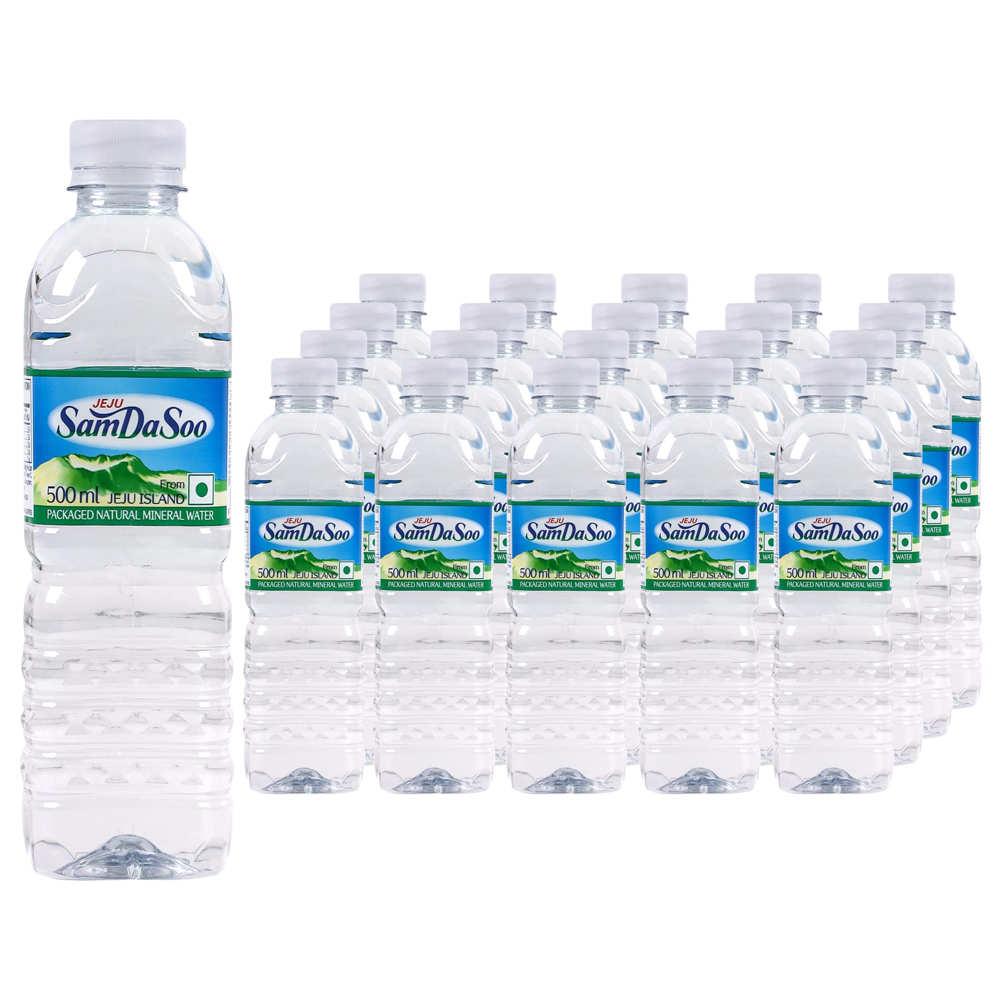 Buy Sam Da Soo Natural Mineral Jeju Water, 500ml (Pack of 20) (Packaged