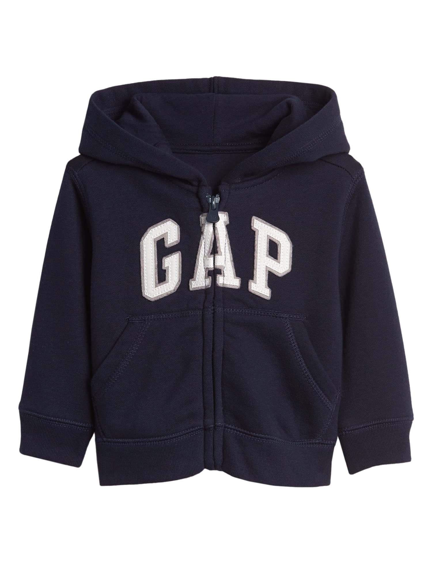 GAP Baby Boys' Playtime Favorites Logo Full Zip Hoodie Hooded Sweatshirt