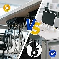 Vista 8 de AROIC 90Pcs Silicone Cable Ties with 3 Sizes,Reusable and Washable with Adjustable Locking Buckle Design, Cord Organizer for Home, Office, Travel