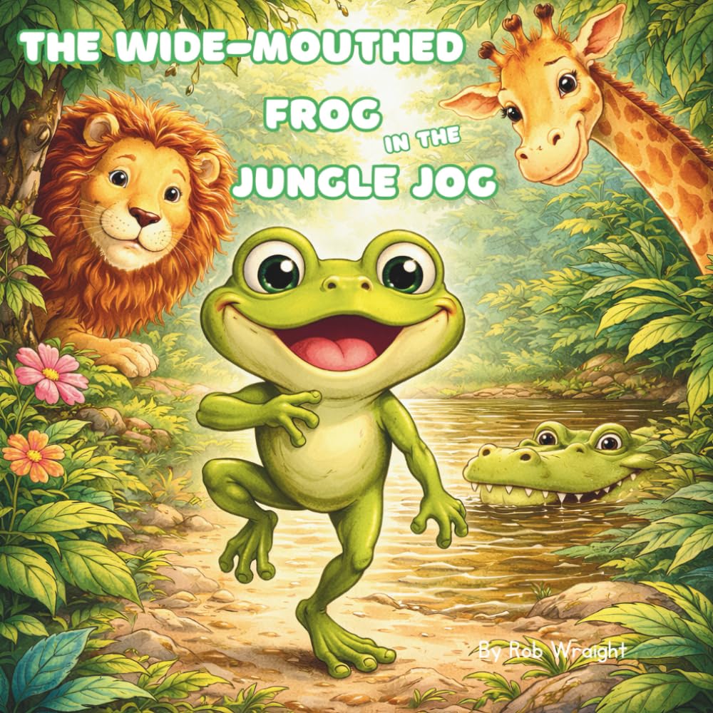 Wide Mouthed Frog in the Jungle Jog