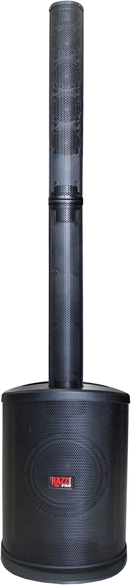 Elite Line Array System All in one 8" Subwoofer with 2 Section Tower with 4 x 3 Speaker Built-in Bluetooth, USB/SD Card Reader Fm Radio Tuner, LCD Display, 4500 Watts p.m.p.o
